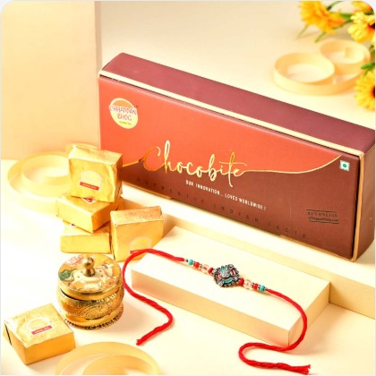 Sweet Choco Rakhi Hamper — Sweets & Mithai