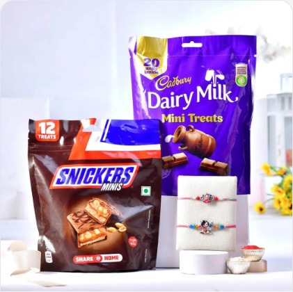 Bhai Special Choco Rakhi Box — Designer & Single Rakhis
