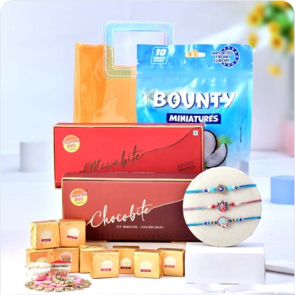 Rakhi Triple Celebration Hamper — Premium Dry Fruits